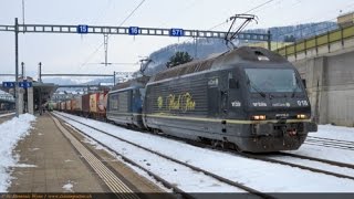 railCare amp BLS Cargo Traktionen Re 465 Re 425 [upl. by Hsemar]