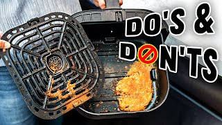 24 Air Fryer Dos amp Donts  Tips amp Tricks You Need To Apply [upl. by Bordie]