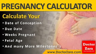 How to Calculate Pregnancy Due Date Pregnancy Calculator by Last Period [upl. by Bill24]