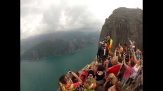 Base Jump in Preikestolen [upl. by Teplica610]