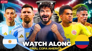 Argentina v Colombia  Copa America Final 2024 LIVE Reactions amp Watchalong [upl. by De Witt552]