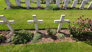 Meteren WW1 CWGC Military Cemetery France [upl. by Aivon]