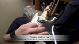 Modern metal with passive pickups [upl. by Eidda]