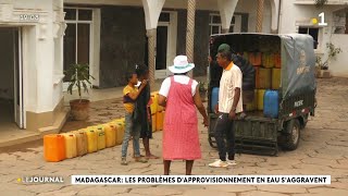 Madagascar  les problèmes dapprovisionnement en eau saggrave [upl. by Naedan]