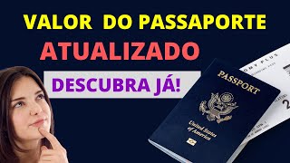 Qual Valor para Tirar Passaporte SAIBA JÁ [upl. by Vallo]