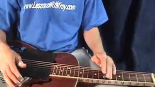 Dobro Lessons  Playing The Blues In Open D Tuning [upl. by Sivia]