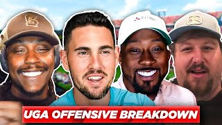 UGA Offensive Breakdown Week 5 with Aaron Murray Knowshon Moreno Tavarres King amp Ben Jones [upl. by Dachi]