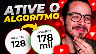 Como crescer no YouTube e forçar o algoritmo a divulgar seu canal [upl. by Orrocos473]