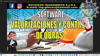 SOFTWARE VALORIZACIONES DE OBRA 2024 [upl. by Tnemelc662]