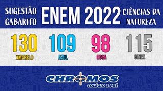 Gabarito ENEM 2022 CHROMOS  Prova Amarela Questão 130  Ciências da Natureza [upl. by Esekram]