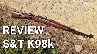 Review SampT Karabiner 98k Mauser K98k Federdruck Gewehr  Deutsch [upl. by Caspar112]