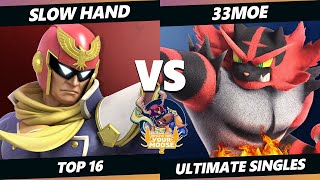 Show Me Your Moose 2  SlowHand Captain Falcon Link Vs 33Moe Incineroar Smash Ultimate  SSBU [upl. by Dinan]