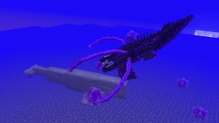 Leviathan vs Cachalot Whale Minecraft 1192 mob battle [upl. by Ymas]