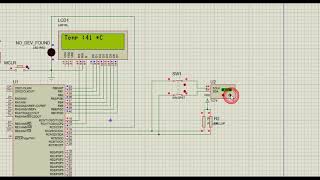 PIC16F877A with TC74  Thermal Sensor  I2C Communication  Hi  Tech C Compiler [upl. by Ttezzil]