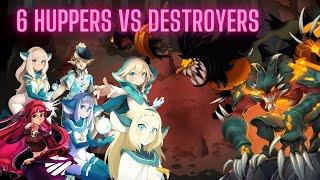 Wakfu  6 Huppers vs Destroyers  Ogrest Server  Ft Ymoka Anjii Raff Lloyd Nekii [upl. by Naujud]