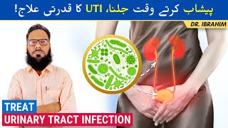 Treat Urinary Tract Infection UTI Naturally  Peshab Mein Jalan  UrduHindi  Dr Ibrahim [upl. by Tengdin]