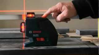 Bosch GLL280P Dual Plane Leveling and Alignment Laser Demo Video [upl. by Tiat]