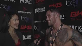 Dan Gittens  BKB36 Postfight Interview [upl. by Naerol]