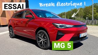 Essai MG5  Le break électrique à bon prix [upl. by Yeleak]