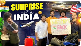 Surprise Visit to INDIA ✈️🇮🇳  Student Travel Vlog  Masters  USA Vlogs  తెలుగు [upl. by Rangel]