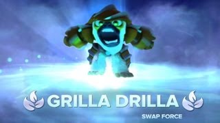 Grilla Drilla Gameplay Preview Skylanders Swap Force [upl. by Ateekal]