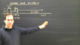 Physics Lesson Kinetic Energy and Work Conservation Part 3 Help Lesson [upl. by Eltsyrk940]