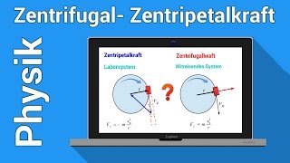 Zentrifugalkraft Zentripetalkraft Unterschied  Physik  Drehbewegung Rotation [upl. by Tiffany890]