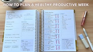 How I Manage My Time  My Healthy Productive Weekly Schedule  The Best 2025 Planner [upl. by Arikehs]