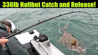 336lb Halibut Catch and Release Alaskan Halibut Fishing  Petersburg Alaska JULY 2024 halibut [upl. by Adnolehs]