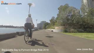 Blackwattle Bay to Pyrmont Bridge Ride [upl. by Sirtemed]