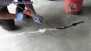 Concrete Slab Crack Repair Instructional Video Previous Version [upl. by Tiersten]