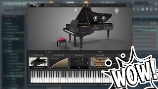 Free Upright Piano Virtual Instrument Plugin for Hip Hop Lofi Ambient [upl. by Hayimas]