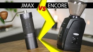 1zpresso JMax vs Baratza Encore  Manual vs Electric Grinder [upl. by Kean]