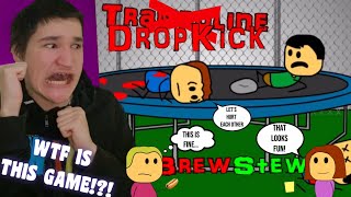 I Am NOT Playing brewstew’s DEADLY Trampoline GameTrampolineREACTION [upl. by Nikos]