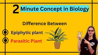 Difference Between Epiphytic and Parasitic Plant  apnasapnajrf [upl. by Ahselyt]