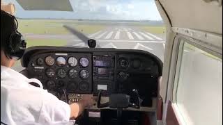 CESSNA CRASH IN SOLO FLIGHT WITH CHINESE STUDENT PILOT [upl. by Ameerahs931]