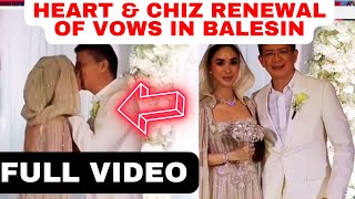 Heart Evangelista wedding RENEWAL of VOWS 2024 full video [upl. by Yaluz]