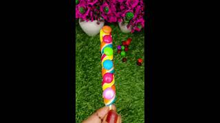 delicious rainbow pop and gems candy popsicle 🍭🍡 [upl. by Reggy637]