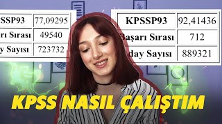 KPSS’den nasıl 92 puan aldım Önlisans [upl. by Drofyar]