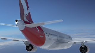 Qantas Flight 72  Incident Animation [upl. by Lisab]