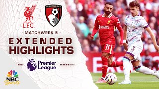 Liverpool v Bournemouth  PREMIER LEAGUE HIGHLIGHTS  9212024  NBC Sports [upl. by Doolittle]