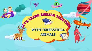 Vamos Aprender Inglês com Animais Terrestres [upl. by Negaet]