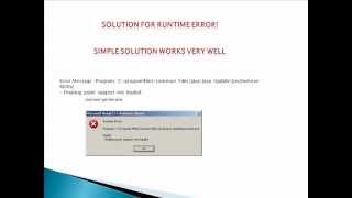 quotr6002 floating point support not loadedquot  simple solution 2016 [upl. by Toomay]