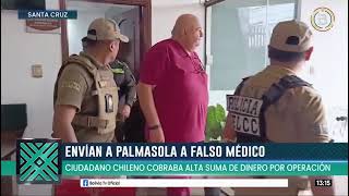 Envían a Palmasola a falso médico que se hacía pasar por gastroenterólogo en Santa Cruz [upl. by Rimhsak425]