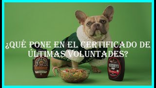 ¿Qué pone en el certificado de últimas voluntades [upl. by Minica]