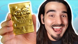 Gold Plated SpongeBob Ingot Super Rare [upl. by Castillo]