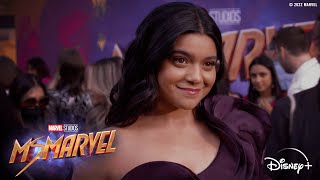 Marvel Studios Ms Marvel Red Carpet  Best Moments [upl. by Ensign]