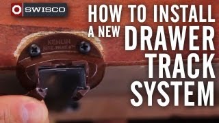 How to install a new drawer track system [upl. by Ardet]