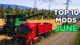 TOP 10 ETS2 MODS  JUNE 2024 [upl. by Biamonte]