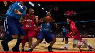 NBA All Star Game 2013 Starters  Reserves  East vs West  Epic Match  Whos Gonna Win  Nba 2k13 [upl. by Uchish]